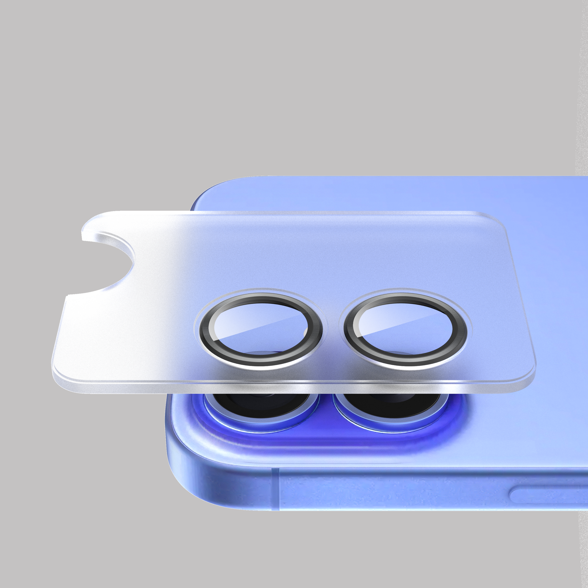RINGS Camera Lens Protector Black – iPhone 16 / 16 Plus