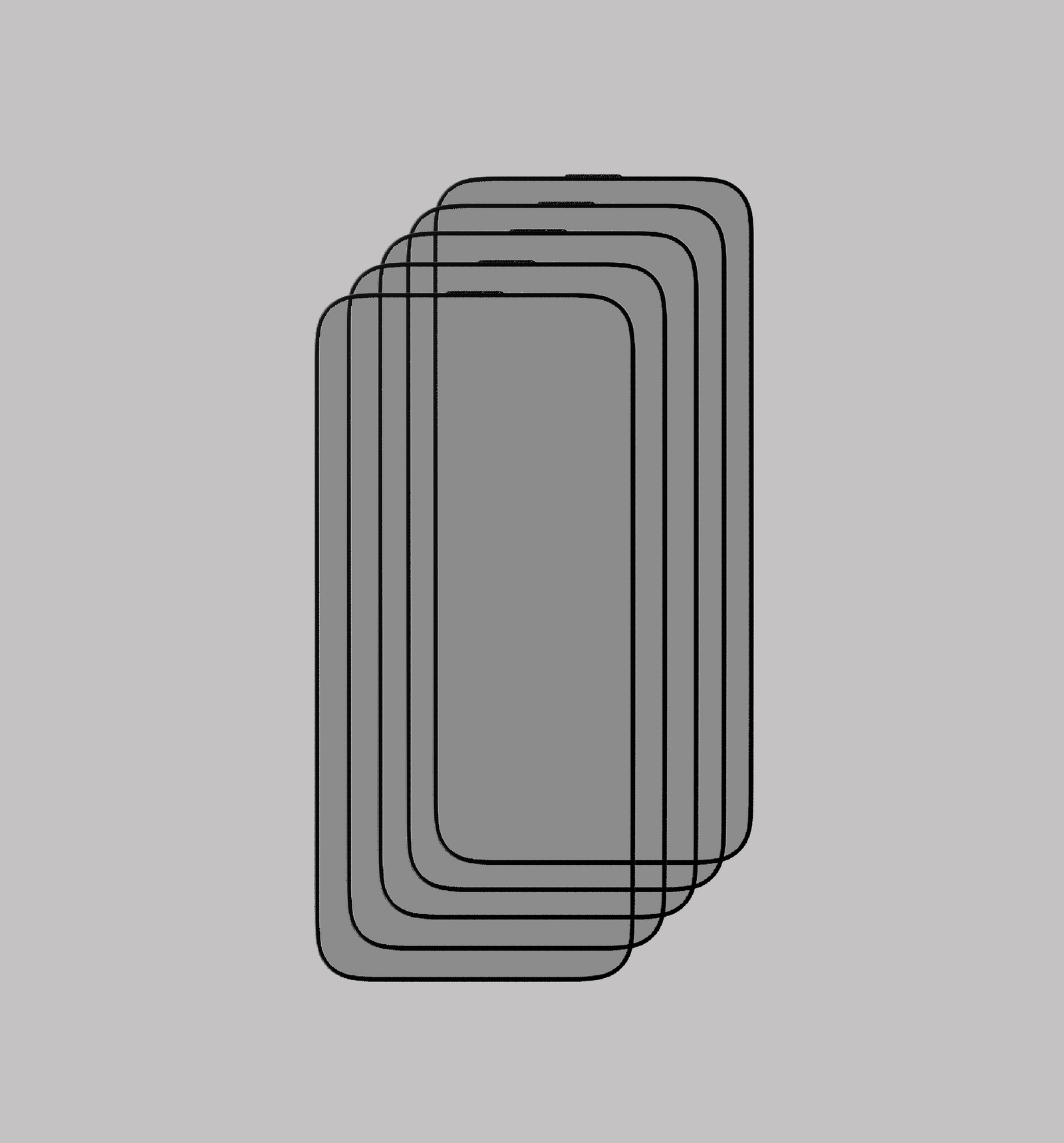 DUSTFILTER Privacy Glass | Quintuple Pack