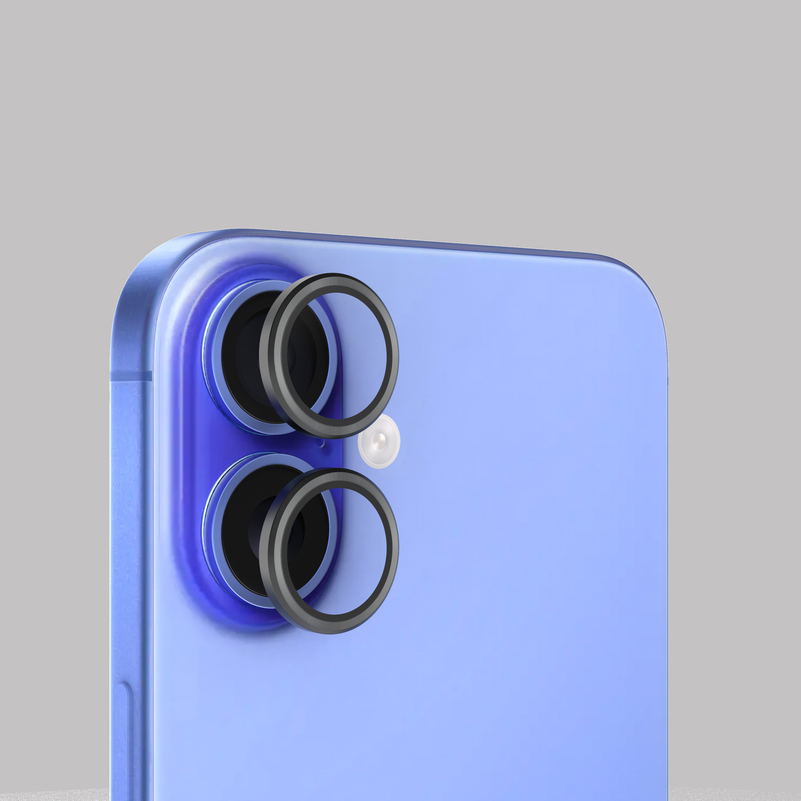 RINGS Camera Lens Protector Black – iPhone 16 / 16 Plus